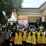 NASPA donates sanitary pads to students in Adabraka