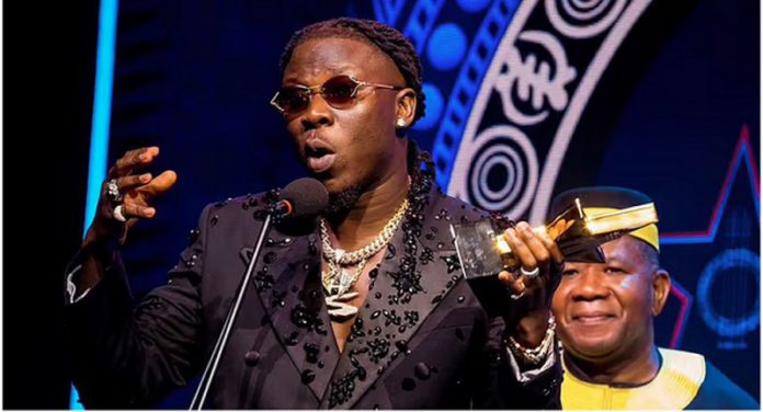 Stonebwoy grabbed the coveted Artiste of the Year prize