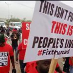 Kpone-Dawhenya residents demonstrate over bad roads; heavy traffic congestion