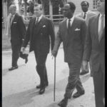 Kwane Nkrumah was known for using cane walking sticks as can be seen here