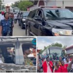 Screenshots of the arrival of Akufo-Addo, others at the Manhyia for NAPO presentation