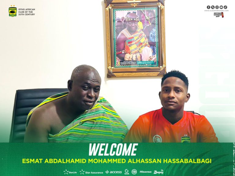 Asante Kotoko signs Esmat Hassabalbagi on a year loan deal from Al Hilal