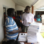 GES distributes laptops to 233 teachers in Okaikwei North