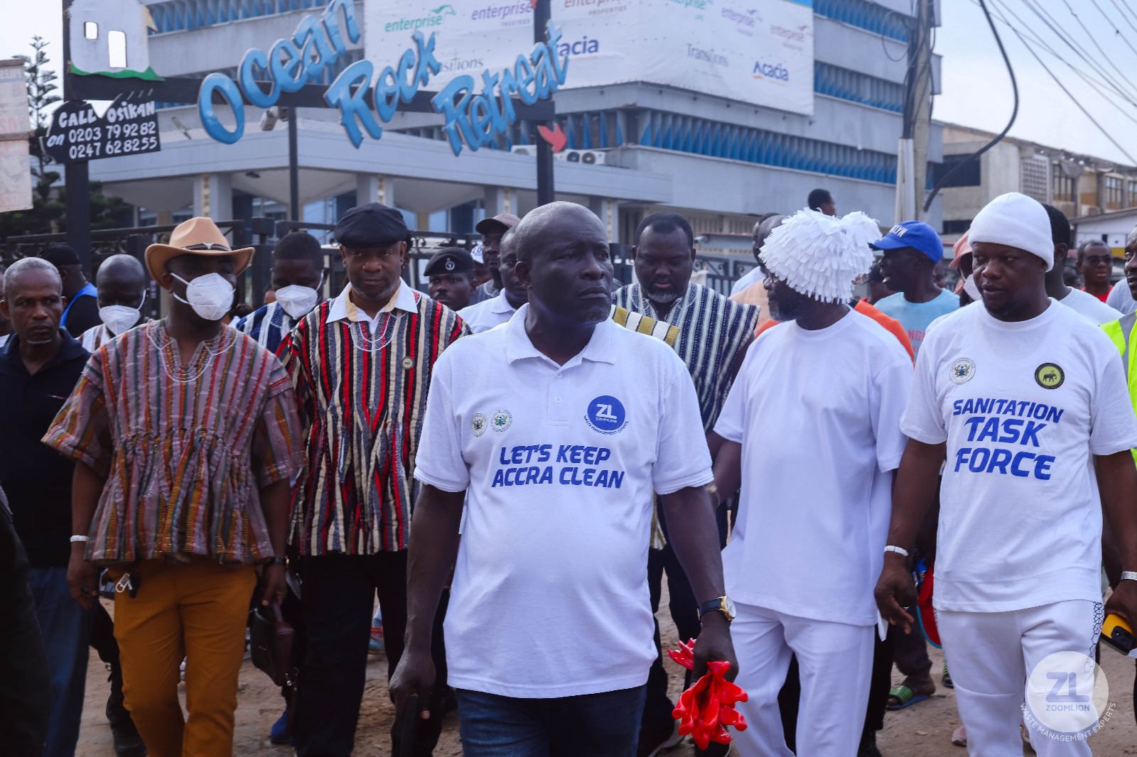 Ga Mantse, Minister join forces to clean Accra