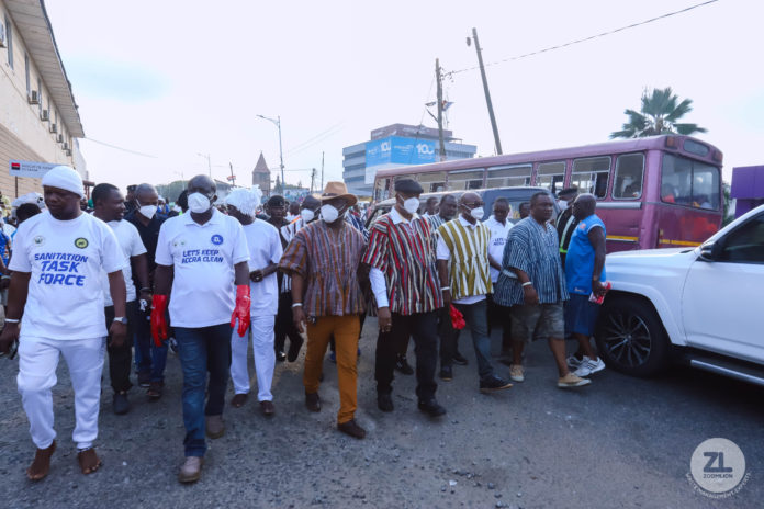 Ga Mantse, Minister join forces to clean Accra