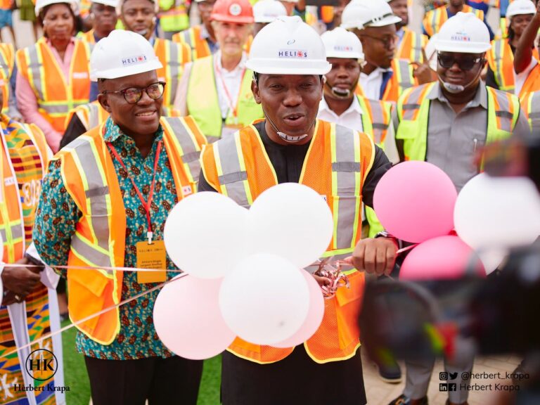 Herbert Krapa commissions largest rooftop solar in Africa