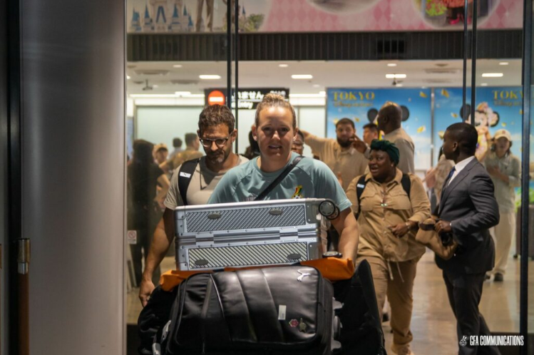 Black Queens arrive in Tokyo for friendly against Japan