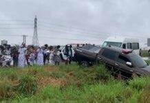 Accra-Tema Motorway: Accident involving Toyota Tundra and trailer truck causes major traffic