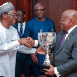 Bagbin presents Democracy Cup to Akufo-Addo