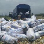 CID and NACOC destroy sacks of cocaine and marijuana