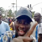Kano has seen the biggest turnout of protesters so far - with this man telling the BBC people are dying of hunger