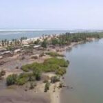 Keta coastline in the Volta Region