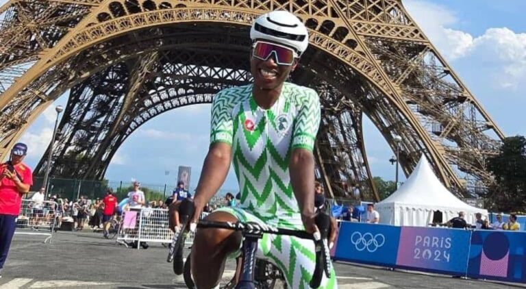 Nigeria’s Olympic cyclist thanks German team for bike loan