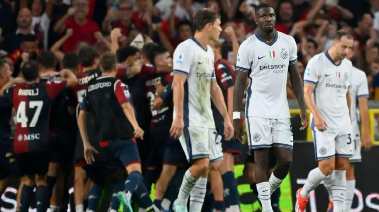 Champions Inter Milan held by Genoa on opening day