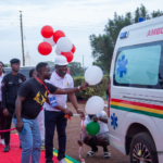 GFA outdoors new ambulance for Ghanaman Soccer Centre of Excellence in Prampram