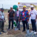 GFA cuts sod for construction of gym, swimming pool and Futsal Arena at Prampram