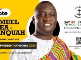The flagbearer of Yellow Ghana, Samuel Apea-Danquah,