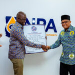 Upper East regional staff of NPA honour Dr Abdul-Hamid for his leadership
