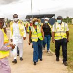 Lydia Alhassan Inspects Sanitation Projects In Western Region