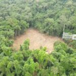 Miners invade Draw River Forest Reserve in Western Region.