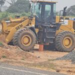 Sand mining threatening Prampram beach front housing project