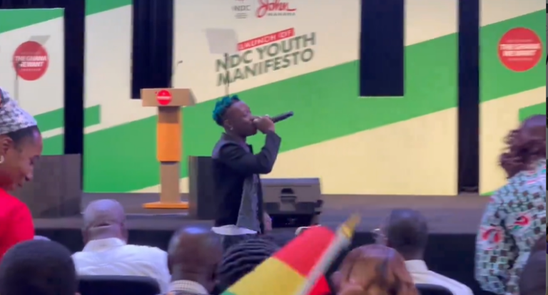 Olivetheboy performs at NDC Youth Manifesto launch at UPSA [Video]