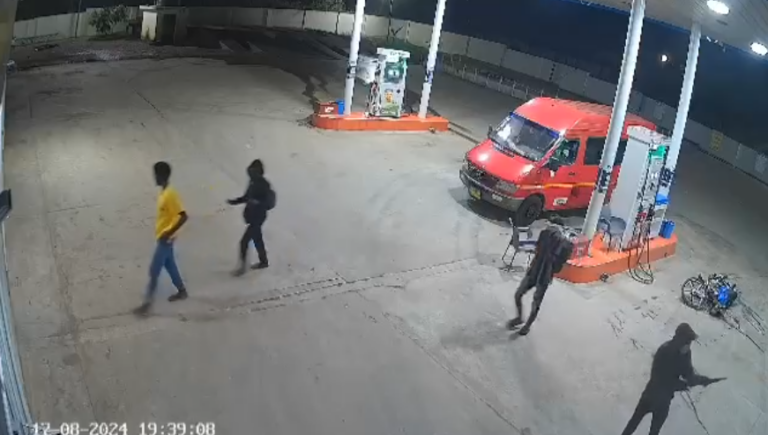 Armed robbers attack fuel station at Dominase junction