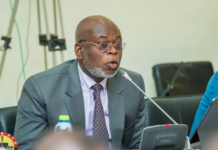 Chairman of Public Accounts Committee, James Klutse Avedzi [Credit: Parliament of Ghana via Facebook]