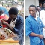 Some of the candidates undertaking their leatherwork practicals at Accra High School