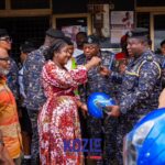 Kozie boosts Adentan security with donation of motorbikes to police