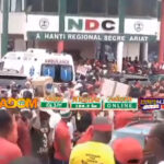 Thousands of NDC supporters rally for "Enough is Enough" protest at Ashanti Regional office[Video]