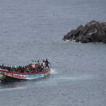Three migrants die attempting to cross Channel AFP | Migrants use wooden boats like this to try and reach the Canary Islands across the Atlantic Ocean