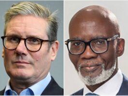 Gabby slams UK Prime Minister over reparation comments Gabby Asare Otchere-Darko (R) and UK Prime Minister Sir Keir Starmer