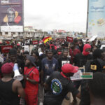 Photos from day 1 of #FreeTheCitizens and #StopGalamseyNow demo