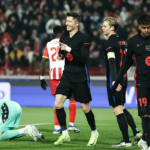UCL: Lewandowski double helps Barcelona hit five against Red Star
