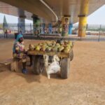 G/A Regional Minister destroys hawker’s table at Flower Pot Interchange