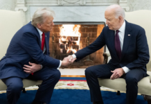 Trump and Joe Biden meet at the White House to begin transition of power