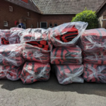 Inflatable boats found at a storage site in Germany alleged to have been supplied to people smugglers operating English Channel crossings