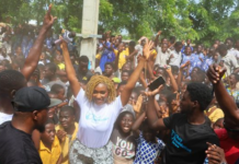 World Children’s Day: Wendy Shay donates to Amasaman Manhean M/A