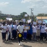 NCCE Ablekuma West Municipal office collaborates with St. Margaret Mary SHS to organize peace alk