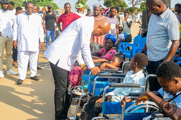 Ablakwa donates 100 wheelchairs to constituents with disabilities