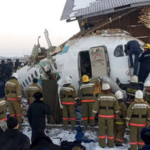 Passenger plane flying from Azerbaijan to Russia crashes with many feared dead