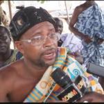 The chief of Asantekrom, Nana Asante Sasu Kumanini III, h