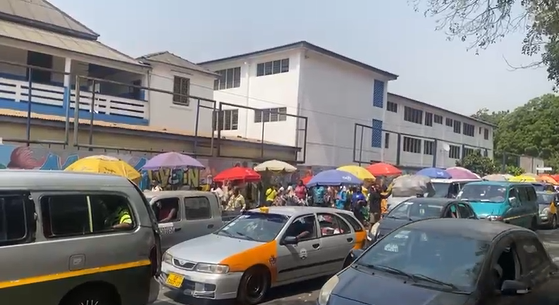 Heavy traffic in Accra as Christmas fast approaches
