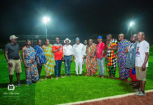 Amewu inaugurates 7,000-seater stadium in Hohoe