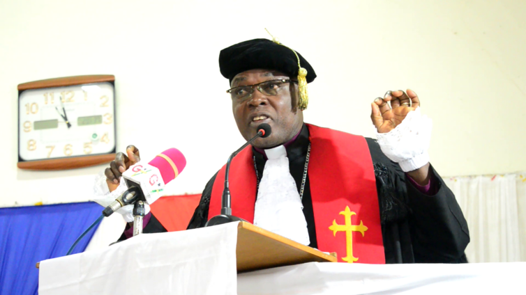 ‘Take the naughty, stealing taxes away’ – E.P Church Moderator to Mahama
