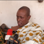 Banda Traditional Council chief's palace, Nana Pɛ Aboatea, acting president of the traditional council and Banmuhene of Banda