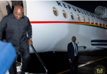 Mahama presidential jet