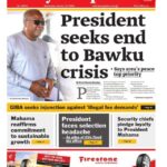 Newspaper headlines: Wednesday, January 15, 2025