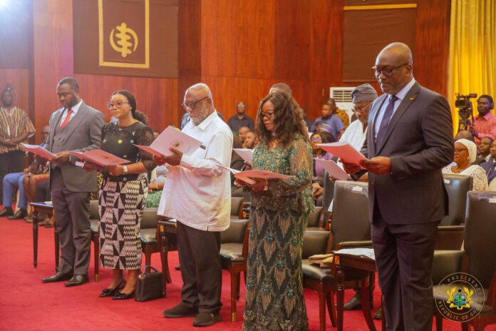 Mahama swears in eight-member constitution review committee